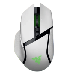 Razer Basilisk V3 Pro 35K Wireless Gaming Mouse - White, 35000 DPI, Chroma RGB, HyperScroll Tilt Wheel