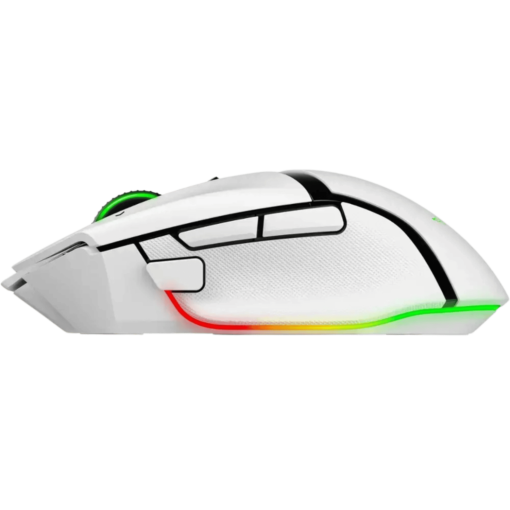 Razer Basilisk V3 Pro 35K Wireless Gaming Mouse - White, 35000 DPI, Chroma RGB, HyperScroll Tilt Wheel
