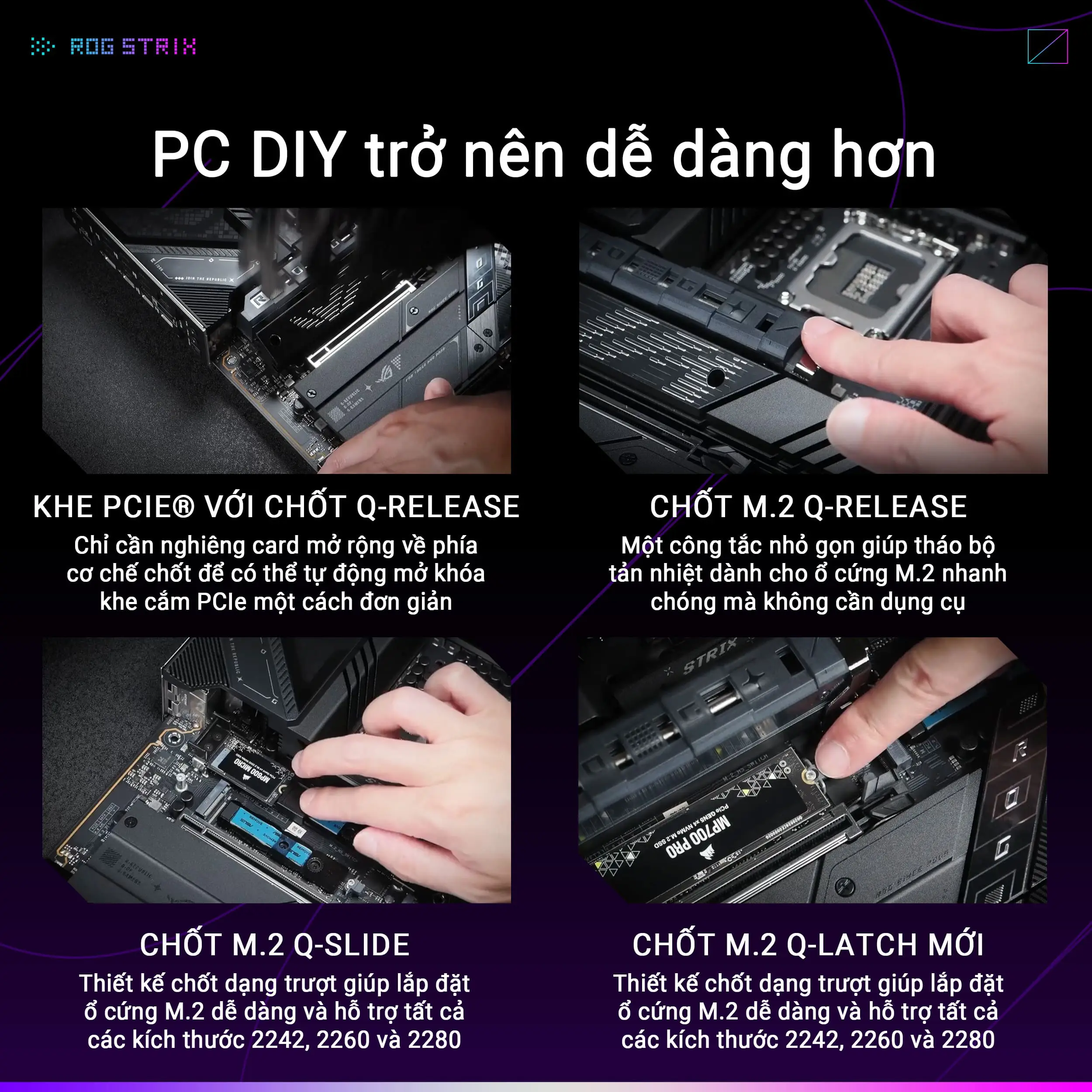 ASUS ROG STRIX Z890-E GAMING WIFI Mainboard 21 Z890 E.PT04