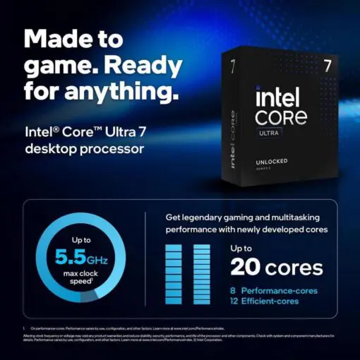 Intel Core Ultra 7 265K - Core Ultra 7 (Series 2) Arrow Lake Processor