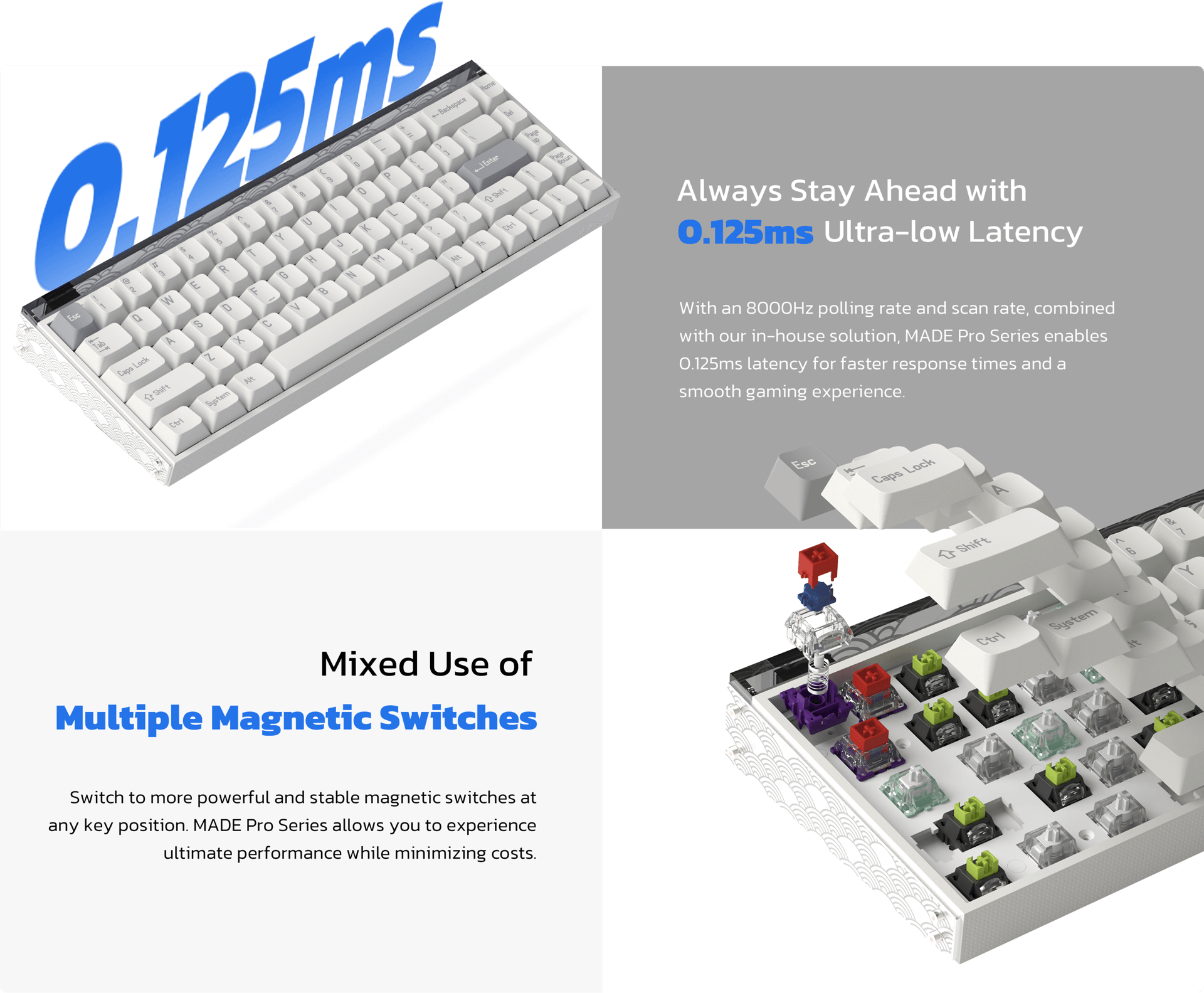 HE MelGeek Made84 Pro (4 Elements) Rapid Trigger Keyboard - 75%, Magnetic Switch, Snap Tap, 8K Polling Rate 9 download 8