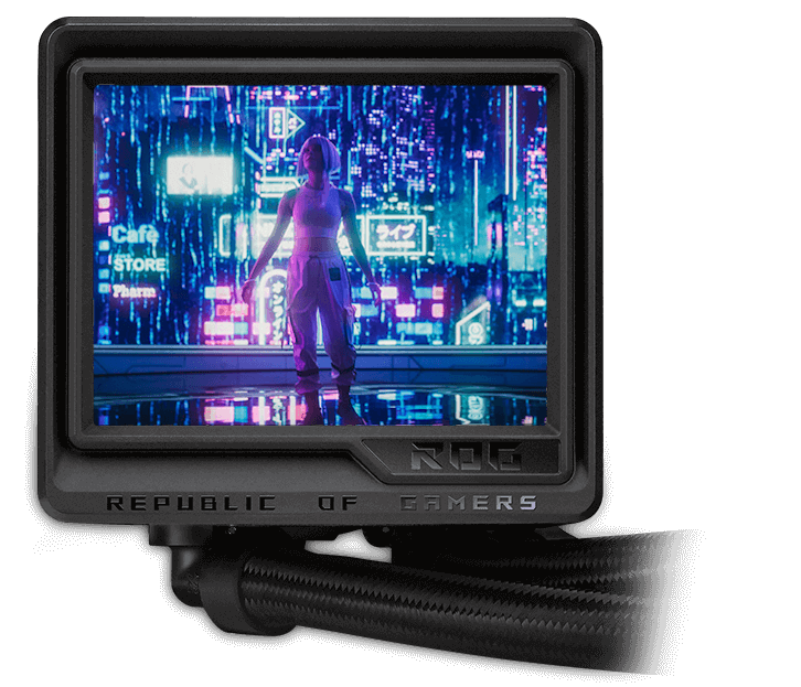 ASUS ROG Ryujin III 360 ARGB Extreme AIO Liquid CPU Cooler - 3.5 inch (640 x 480) LCD Display, 360mm radiator, Asetek Emma Gen8 V2 pump, 3x ROG 120mm ARGB Fans 54 wallpaper 3