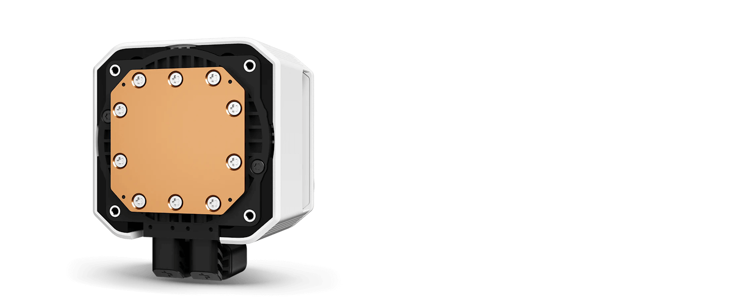 DeepCool MYSTIQUE 360 WH AIO Liquid CPU Cooler - White, 360mm Radiator, 5th Gen Pump 3400RPM AIO 2.8" 640x480 TFT LCD Screen, Anti-Leak Tech, FT12 SE PWM Fans 20 05 1 new