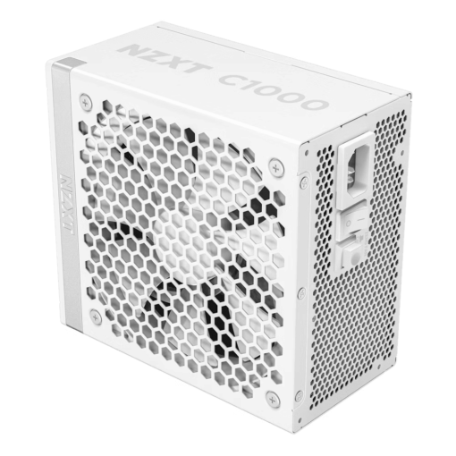 NZXT C1000 Gold ATX 3.1 WHITE (PA-0G2BW-EU) PSU - 1000W, 80 Plus Gold, 2V-2x6 Connector, Zero Fan Mode, 100% Japanese Capacitors