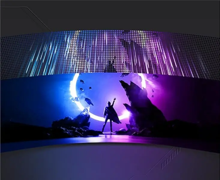 Samsung Odyssey OLED G9 G93SC LS49CG934SEXXV Curved 1800R Gaming Monitor - 49 inch 32:9 OLED DQHD (5,120 x 1,440), 240Hz, 0.03ms(GTG), 250cd/㎡, VESA DisplayHDR True Black 400, HDR10+ Gaming 45 2.1