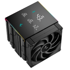 Deepcool AK620 DIGITAL PRO CPU Air Cooler - Black, 6 Heatpipes, Dual Tower, Multi-data point screen 13 AK620 DIGITAL PRO product 4