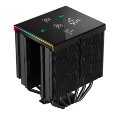 Deepcool AK620 DIGITAL PRO CPU Air Cooler - Black, 6 Heatpipes, Dual Tower, Multi-data point screen 17 AK620 DIGITAL PRO product 8