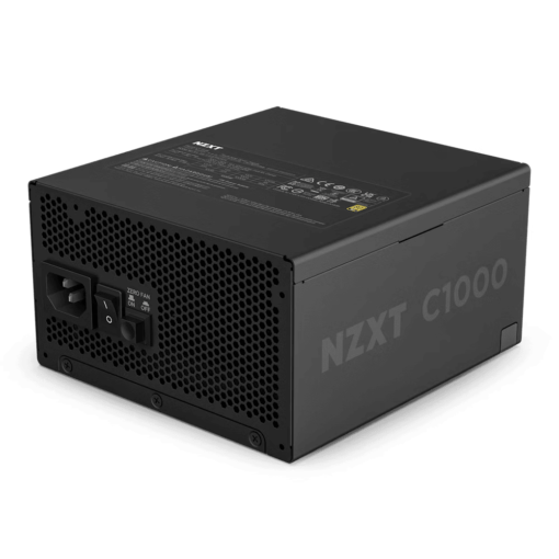 NZXT C1000 Gold ATX 3.1 BLACK (PA-0G2BB-EU) PSU - 1000W, 80 Plus Gold, 2V-2x6 Connector, Zero Fan Mode, 100% Japanese Capacitors
