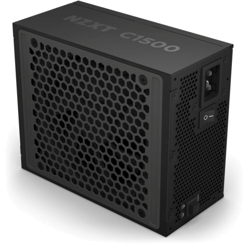NZXT C1500 Platinum ATX 3.1 BLACK (PA-5P1BB-EU) PSU - 1500W, 80 Plus Platinum, Dual 12V-2x6 Connectors, Zero Fan Mode, 100% Japanese Capacitors