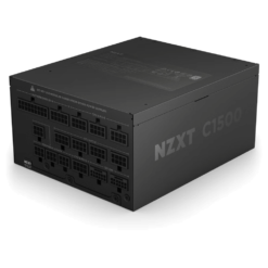 NZXT C1500 Platinum ATX 3.1 BLACK (PA-5P1BB-EU) PSU - 1500W, 80 Plus Platinum, Dual 12V-2x6 Connectors, Zero Fan Mode, 100% Japanese Capacitors
