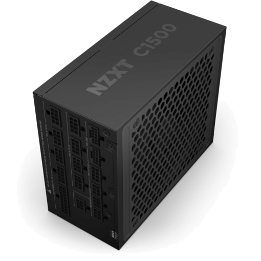 NZXT C1500 Platinum ATX 3.1 BLACK (PA-5P1BB-EU) PSU - 1500W, 80 Plus Platinum, Dual 12V-2x6 Connectors, Zero Fan Mode, 100% Japanese Capacitors