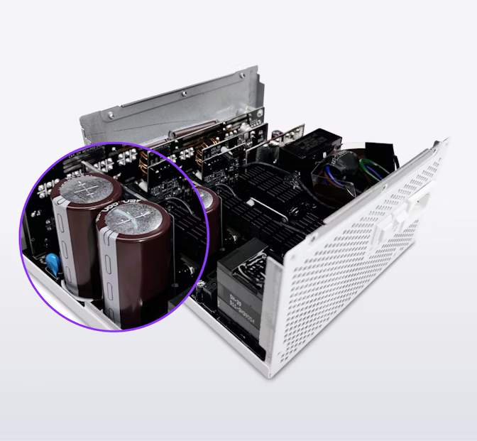 NZXT C1000 Gold ATX 3.1 WHITE (PA-0G2BW-EU) PSU - 1000W, 80 Plus Gold, 2V-2x6 Connector, Zero Fan Mode, 100% Japanese Capacitors 28 C850 Gold ATX 3.1 page 6