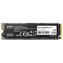 SSD KLEVV CRAS C715 512GB SSD - M.2 2280 NVMe PCIe Gen3x4, Read 3200 MB/s, Write 2000 MB/s