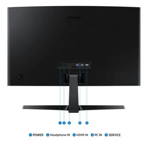 Samsung S3 S36GD LS24D366GAEXXV Monitor - 24 inch FHD 1800R Curved, VA, 100Hz, 4ms, HDMI + Dsub