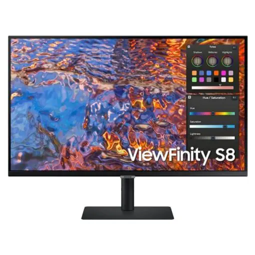 Samsung ViewFinity S8 S80PB LS32B800PXEXXV Monitor - 32 inch 4K UHD (3840x2160), IPS, 60Hz, 5ms, HDMI 2.0, HDCP 2.2 (HDMI), DP 1.4