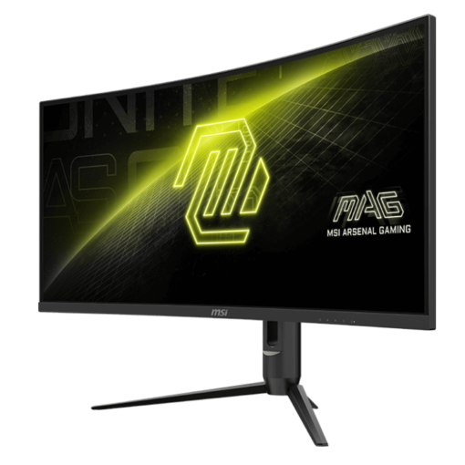 MSI MAG 342CQR E2 Curved 1500R Gaming Monitor - 34″ 32:9 VA, UWQHD (3440 x 1440), 180Hz 1ms (MPRT)