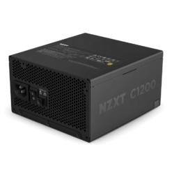 NZXT C1200 Gold ATX 3.1 BLACK (PA-2G2BB-EU) PSU - 1200W, 80 Plus Gold, 2V-2x6 Connector, Zero Fan Mode, 100% Japanese Capacitors