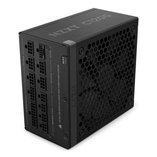 NZXT C1200 Gold ATX 3.1 BLACK (PA-2G2BB-EU) PSU - 1200W, 80 Plus Gold, 2V-2x6 Connector, Zero Fan Mode, 100% Japanese Capacitors