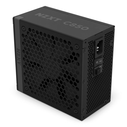 NZXT C850 Gold ATX 3.1 BLACK (PA-8G2BB-EU) PSU - 850W, 80 Plus Gold, 2V-2x6 Connector, Zero Fan Mode, 100% Japanese Capacitors
