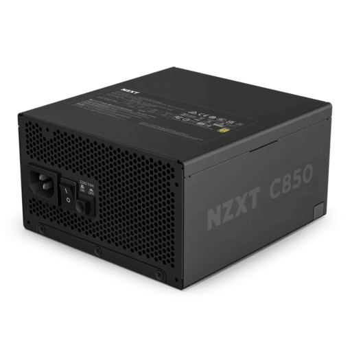 NZXT C850 Gold ATX 3.1 BLACK (PA-8G2BB-EU) PSU - 850W, 80 Plus Gold, 2V-2x6 Connector, Zero Fan Mode, 100% Japanese Capacitors