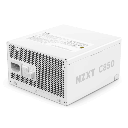 NZXT C850 Gold ATX 3.1 WHITE (PA-8G2BW-EU) PSU - 850W, 80 Plus Gold, 2V-2x6 Connector, Zero Fan Mode, 100% Japanese Capacitors