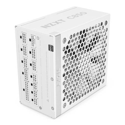 NZXT C850 Gold ATX 3.1 WHITE (PA-8G2BW-EU) PSU - 850W, 80 Plus Gold, 2V-2x6 Connector, Zero Fan Mode, 100% Japanese Capacitors