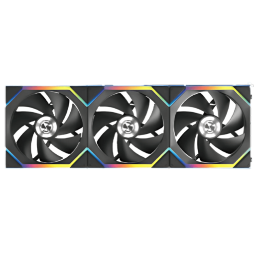 Lian Li UNI FAN SL Wireless 120 Triple Black Fan (12SL1W3B) - 3x 120mm, Controller included