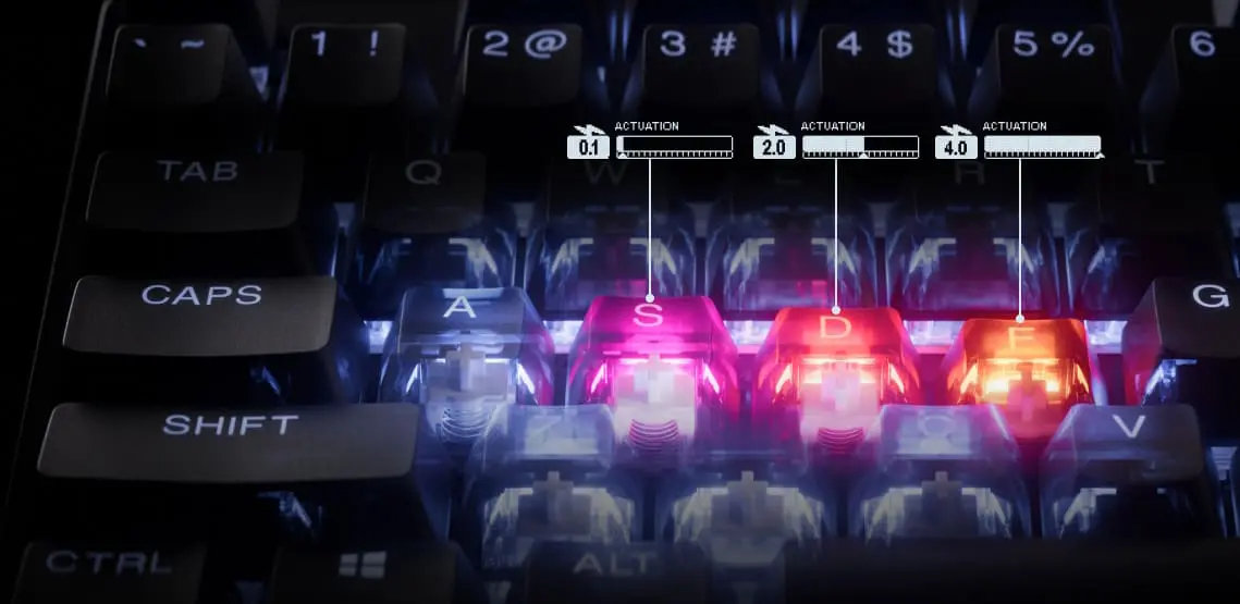SteelSeries Apex Pro TKL Wireless Gen 3 Gaming Keyboard - 3 modes, OmniPoint 3.0 HyperMagnetic Switches, OLED Smart Display, Dynamic Per-Key RGB Illumination, Rubber Tri Level Feet, Magnetic Wrist Rest 47 SteelSeries Apex Pro TKL Wireless Gen 3 mb 2