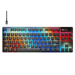 SteelSeries Apex Pro TKL Wireless Gen 3 Gaming Keyboard - 3 modes, OmniPoint 3.0 HyperMagnetic Switches, OLED Smart Display, Dynamic Per-Key RGB Illumination, Rubber Tri Level Feet, Magnetic Wrist Rest 9 SteelSeries Apex Pro TKL Wireless Gen 3 product 2