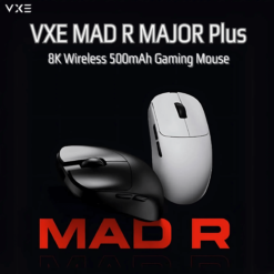 VGN VXE MAD R MAJOR Plus 8K Wireless 500mAh Gaming Mouse - Ultra lightweight 42g, 3 modes, PAW3950, F-Switch E1OA2 scrolling wheel