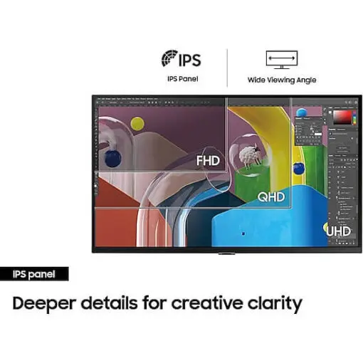 Samsung ViewFinity S8 S80PB LS27B800PXEXXV Monitor - 27 inch 4K UHD (3840x2160), IPS, 60Hz, 5ms, HDMI 2.0, HDCP 2.2 (HDMI), DP 1.4, Type-C 90W PD