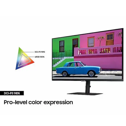 Samsung ViewFinity S8 S80PB LS27B800PXEXXV Monitor - 27 inch 4K UHD (3840x2160), IPS, 60Hz, 5ms, HDMI 2.0, HDCP 2.2 (HDMI), DP 1.4, Type-C 90W PD