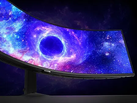 Samsung Odyssey G9 G95C LS49CG954EEXXV Curved 1000R Gaming Monitor - 49 inch 32:9 DQHD (5120 x 1440), VA, 240Hz, 1ms (GtG), HDCP Version (DP) 2.2 + HDMI 2.1 + Dispalyport 1.4 + HDCP Version (HDMI) 2.2 20 vn feature the absolute immersive experience 538902526