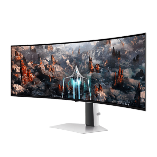 Samsung Odyssey OLED G9 G93SC LS49CG934SEXXV Curved 1800R Gaming Monitor - 49 inch 32:9 OLED DQHD (5,120 x 1,440), 240Hz, 0.03ms(GTG), 250cd/㎡, VESA DisplayHDR True Black 400, HDR10+ Gaming