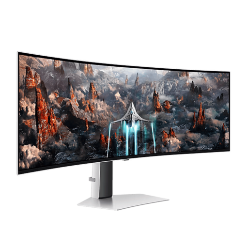 Samsung Odyssey OLED G9 G93SC LS49CG934SEXXV Curved 1800R Gaming Monitor - 49 inch 32:9 OLED DQHD (5,120 x 1,440), 240Hz, 0.03ms(GTG), 250cd/㎡, VESA DisplayHDR True Black 400, HDR10+ Gaming