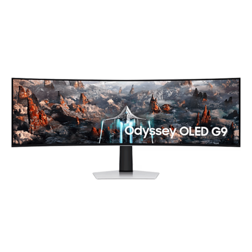 Samsung Odyssey OLED G9 G93SC LS49CG934SEXXV Curved 1800R Gaming Monitor - 49 inch 32:9 OLED DQHD (5,120 x 1,440), 240Hz, 0.03ms(GTG), 250cd/㎡, VESA DisplayHDR True Black 400, HDR10+ Gaming