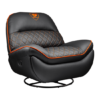 Cougar OVERLORD Gaming Sofa Chair - PVC leatherette, Black Orange, 150kg weight support