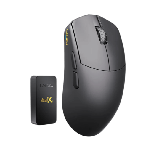 Lamzu MAYA X (dongle 8KHz included) Wireless Gaming Mouse - Lightweight 47g, Wireless 8KHz Champion, Chip MCU Nordic, Omron Optical Switch