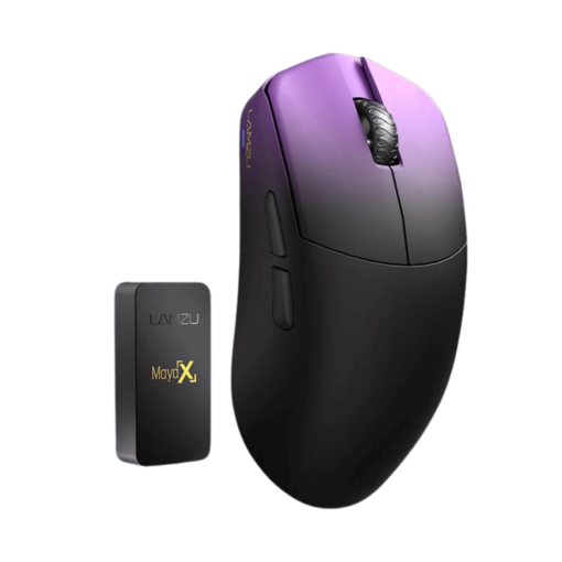 Lamzu MAYA X (dongle 8KHz included) Wireless Gaming Mouse - Lightweight 47g, Wireless 8KHz Champion, Chip MCU Nordic, Omron Optical Switch