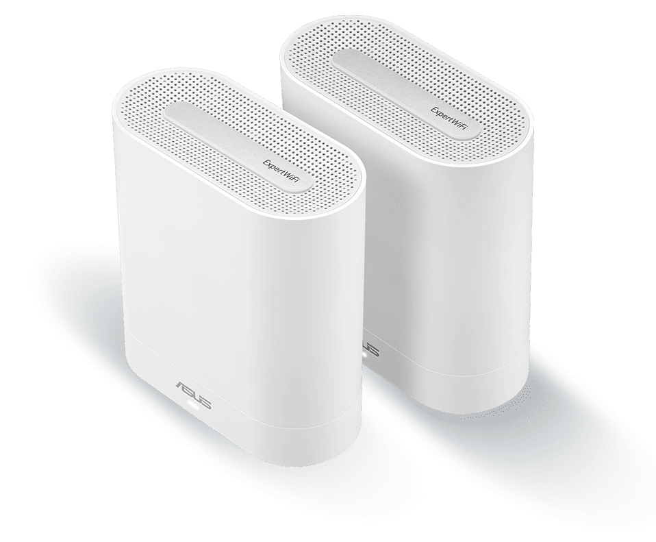 ASUS ExpertWiFi EBM68 2 packs Router - White, AX7800 Tri-band Business Mesh WiFi 6 System 27 6 1