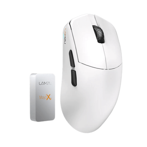 Lamzu MAYA X (dongle 8KHz included) Wireless Gaming Mouse - Lightweight 47g, Wireless 8KHz Champion, Chip MCU Nordic, Omron Optical Switch