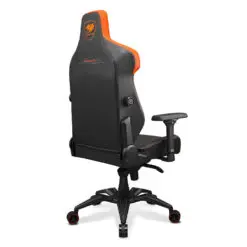 Cougar Armor EVO Gaming Chair - Orange, Magnetic Memory Foam Neck Pillow, PVC leather, Full steel frame, 5D armrest, Footrest, Lumbar Cushion 16 ARMOREVO 07