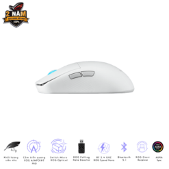 ASUS ROG Harpe Ace Mini White Gaming Mouse - 49g ultra-lightweight, Wireless 2.4GHz RF, Bluetooth, Wired, 42K DPI Sensor 10 ASUS ROG Harpe Ace Mini Black Gaming Mouse product 1 1