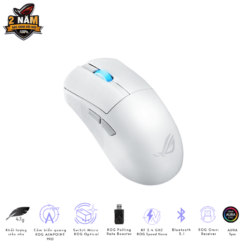 ASUS ROG Harpe Ace Mini White Gaming Mouse - 49g ultra-lightweight, Wireless 2.4GHz RF, Bluetooth, Wired, 42K DPI Sensor 14 ASUS ROG Harpe Ace Mini Black Gaming Mouse product 6 1