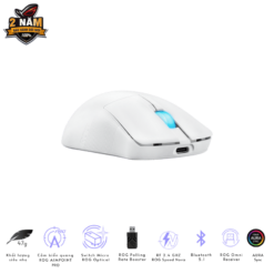 ASUS ROG Harpe Ace Mini White Gaming Mouse - 49g ultra-lightweight, Wireless 2.4GHz RF, Bluetooth, Wired, 42K DPI Sensor 16 ASUS ROG Harpe Ace Mini Black Gaming Mouse product 8 1