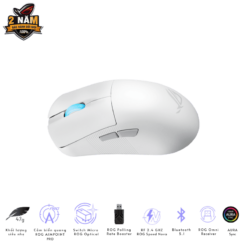 ASUS ROG Harpe Ace Mini White Gaming Mouse - 49g ultra-lightweight, Wireless 2.4GHz RF, Bluetooth, Wired, 42K DPI Sensor 17 ASUS ROG Harpe Ace Mini Black Gaming Mouse product 9 1
