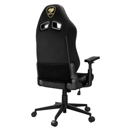 Cougar Explore Royal F Gaming Chair - Breathable Velvet Fabric & PVC Leather, 3D Armrests, Lumbar & Neck Pillows