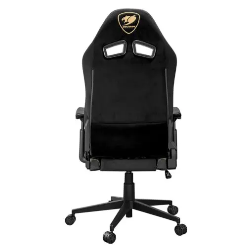Cougar Explore Royal F Gaming Chair - Breathable Velvet Fabric & PVC Leather, 3D Armrests, Lumbar & Neck Pillows