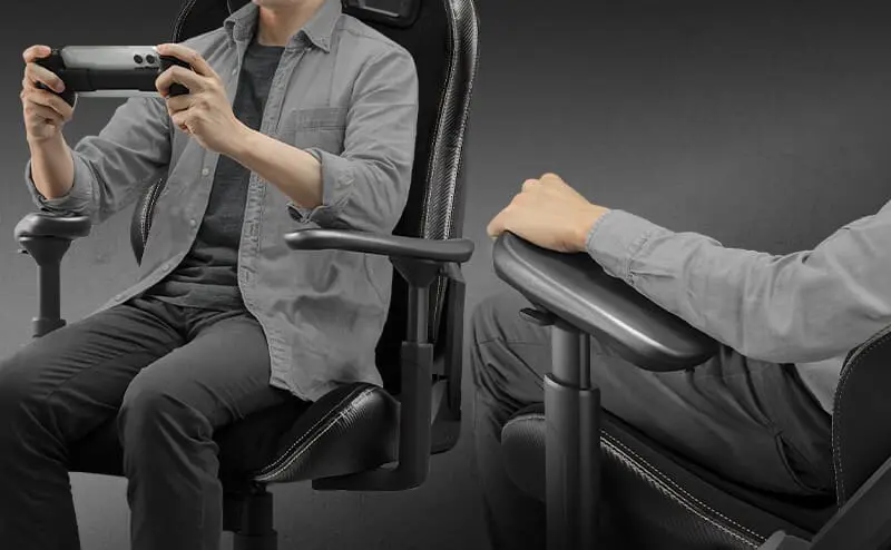 Cougar Explore Royal Gaming Chair - Breathable Velvet Fabric & PVC Leather, 3D Armrests, Lumbar & Neck Pillows 29 ExploreRoyalF section 01 4 s1