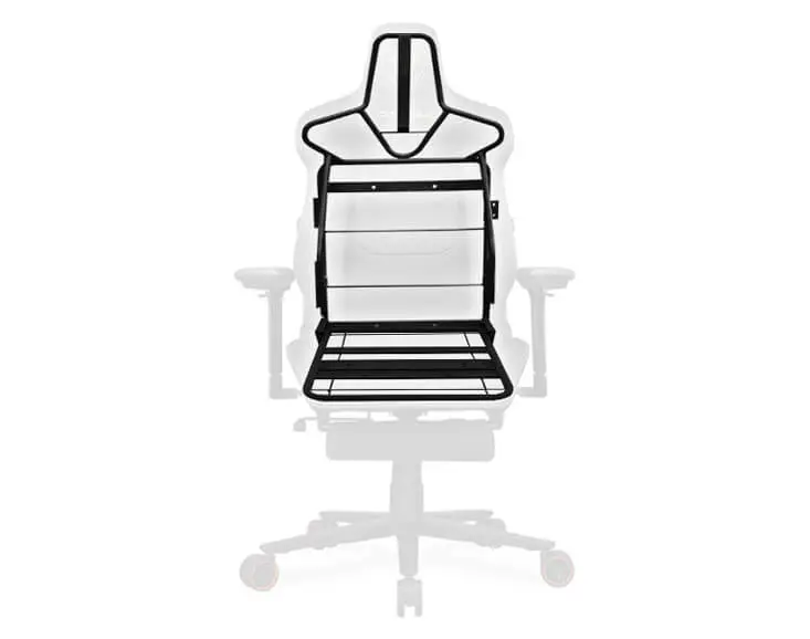 Cougar Armor EVO M Gaming Chair - Orange, Magnetic Memory Foam Neck Pillow, PVC leather, Full steel frame, 5D armrest, Footrest, Lumbar Cushion 32 Full Steel Frame